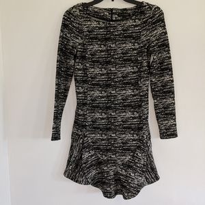 Banana Republic Long Sleeve Drop Waist Dress Sz 2